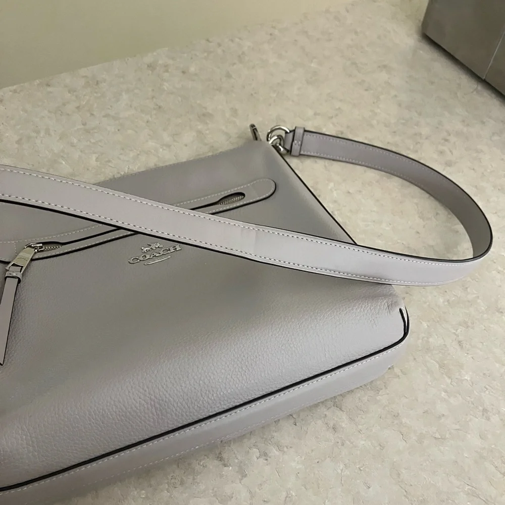 Coach Mae File Grey Birch Crossbody Bag - Picture 5 of 6